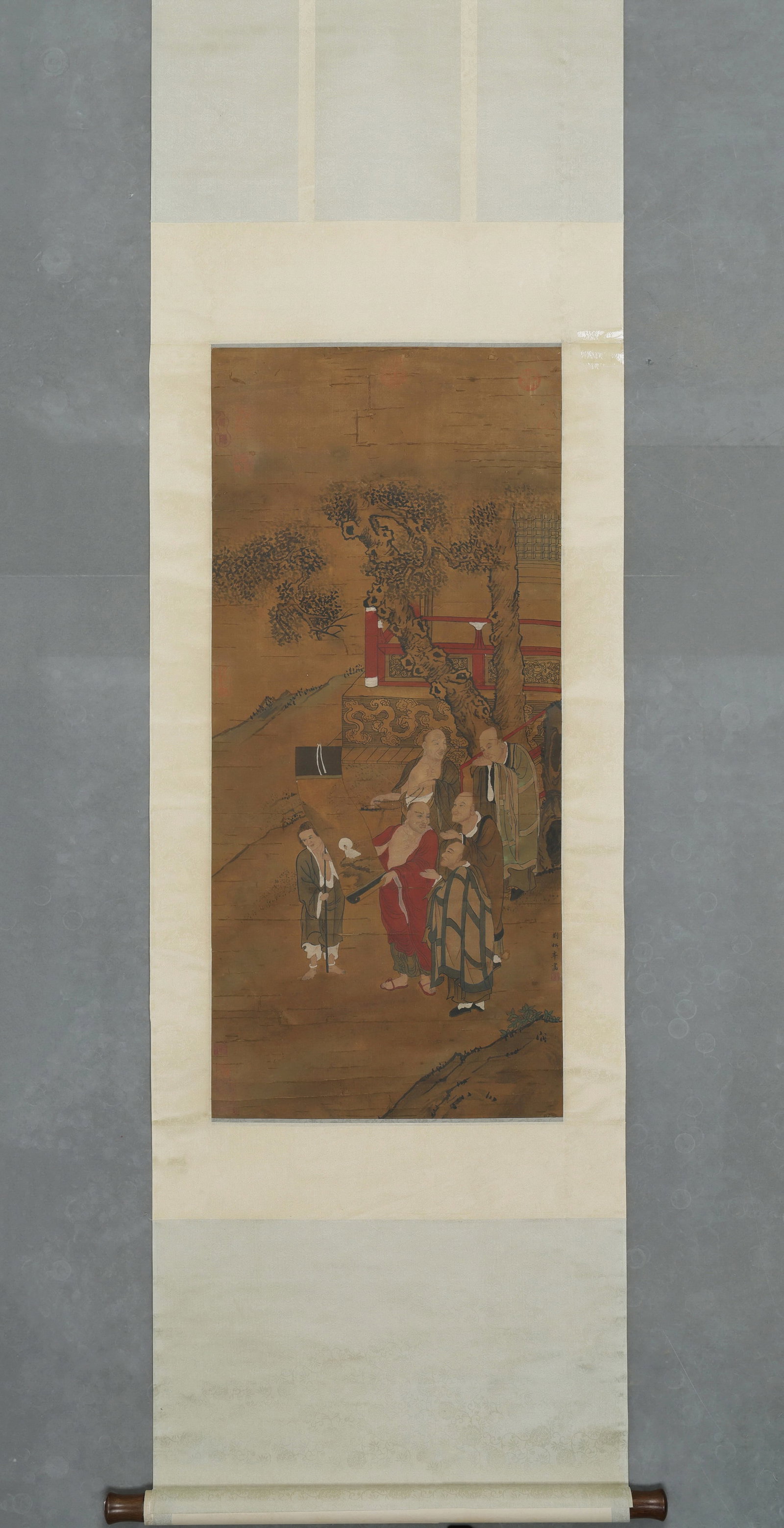 LIU SONGNIAN'S ARHAT FIGURE PAINTINGS (1 of 7)