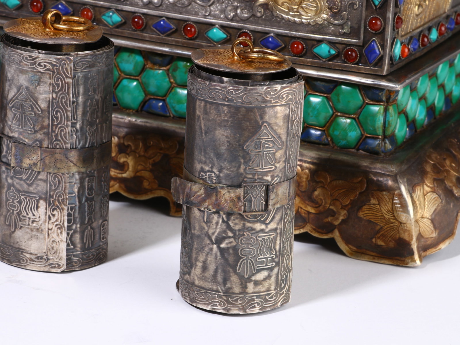 GILDED BRONZE SUTRA - 6