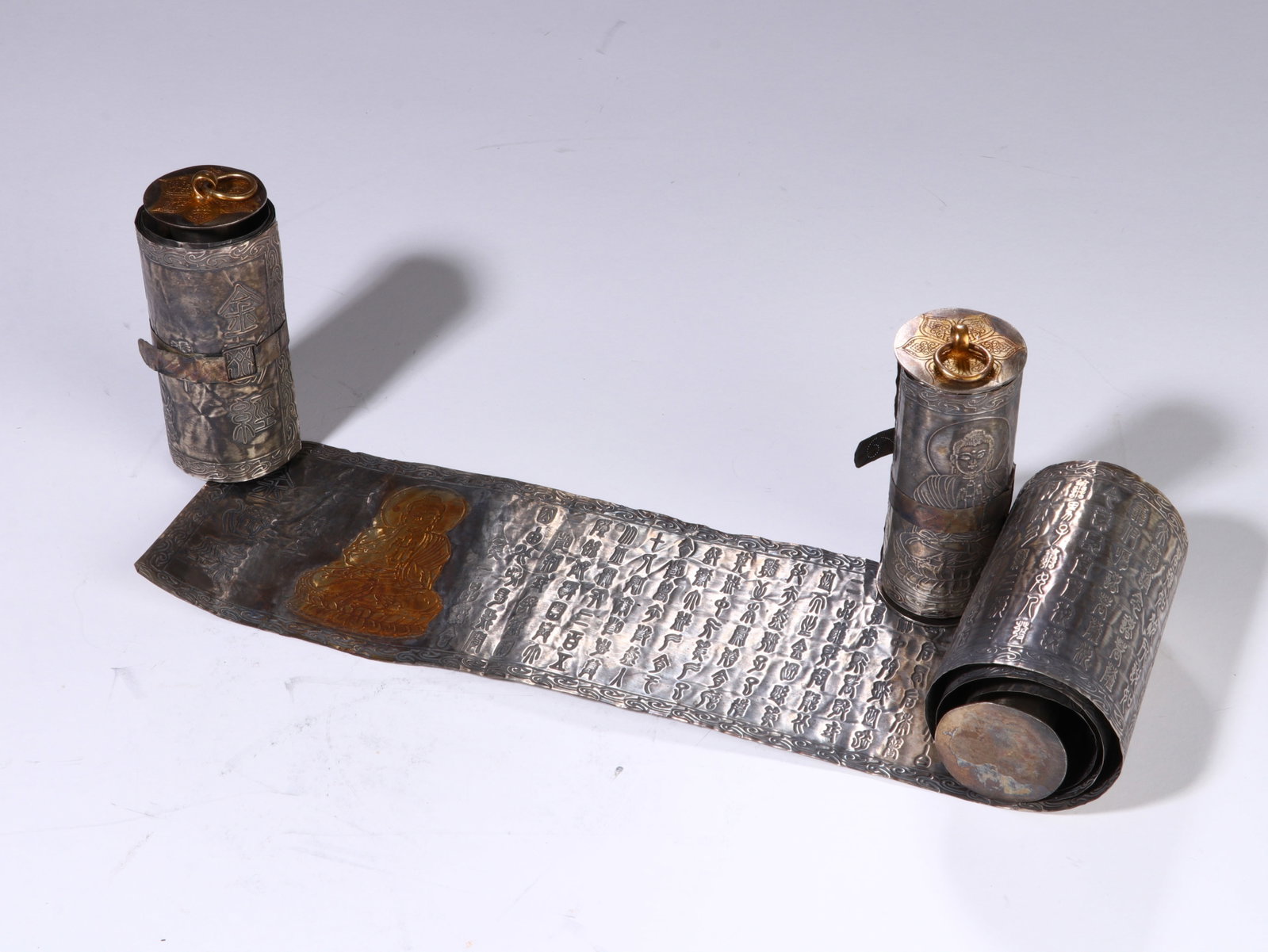 GILDED BRONZE SUTRA - 9