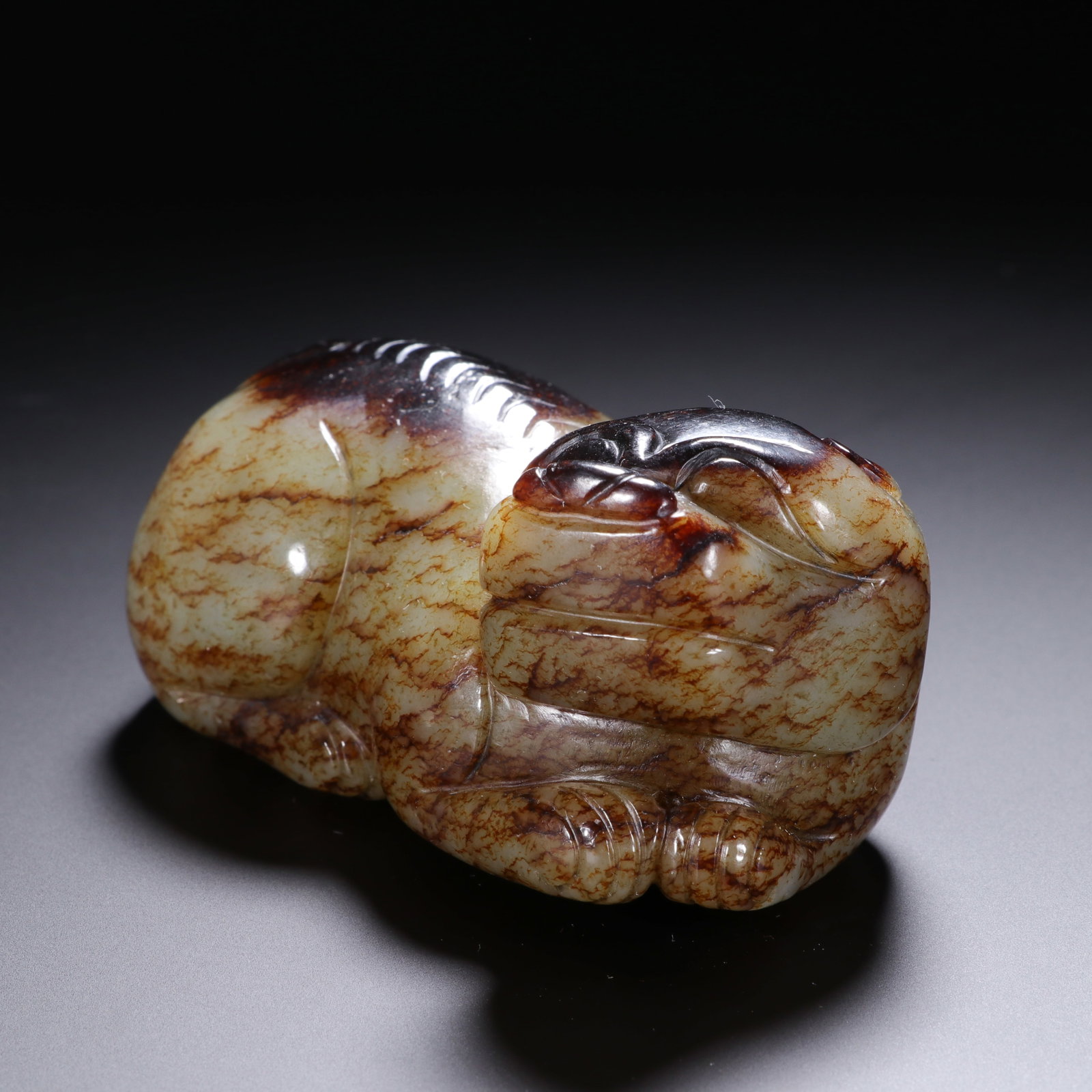 HETIAN JADE AUSPICIOUS BEAST - 4