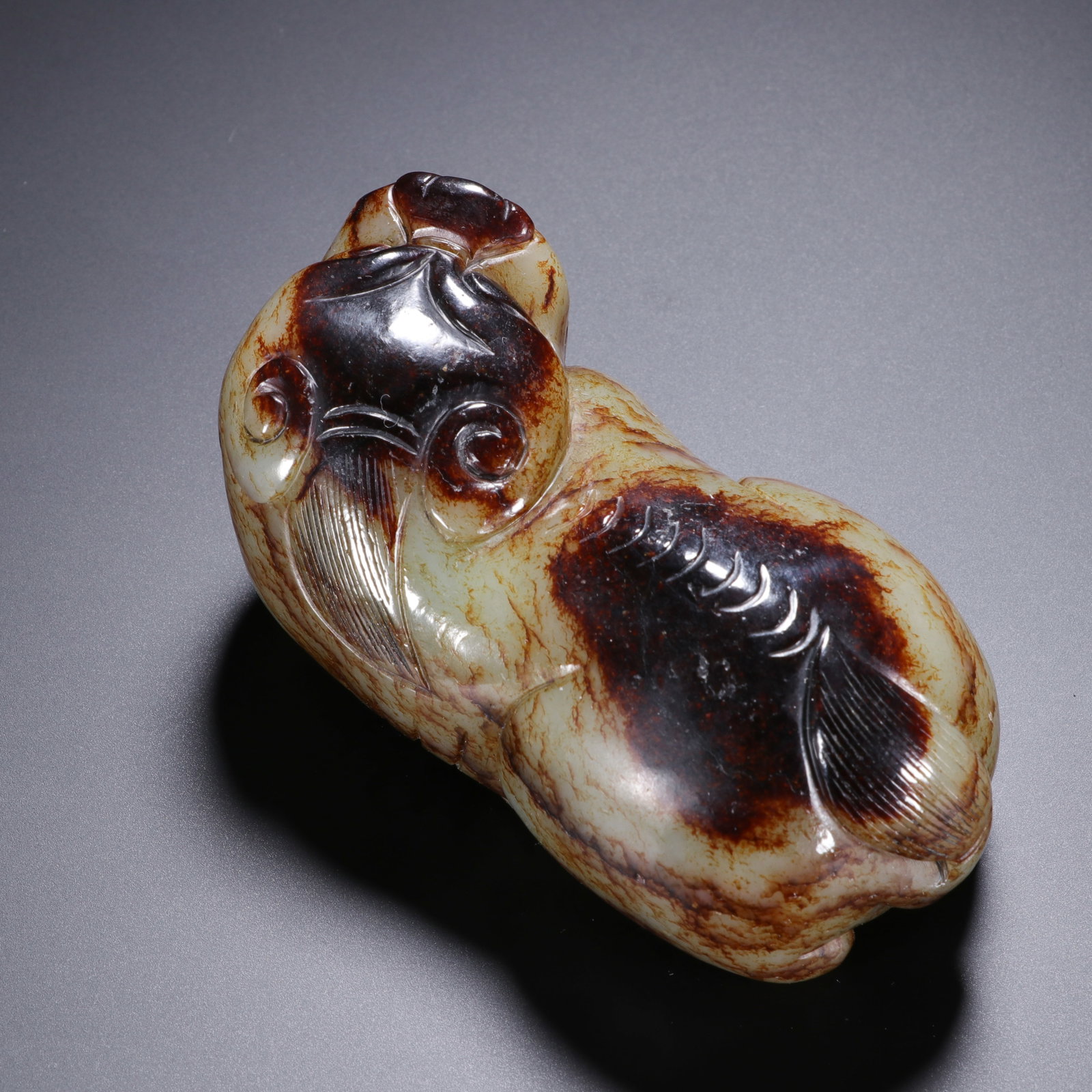 HETIAN JADE AUSPICIOUS BEAST - 7