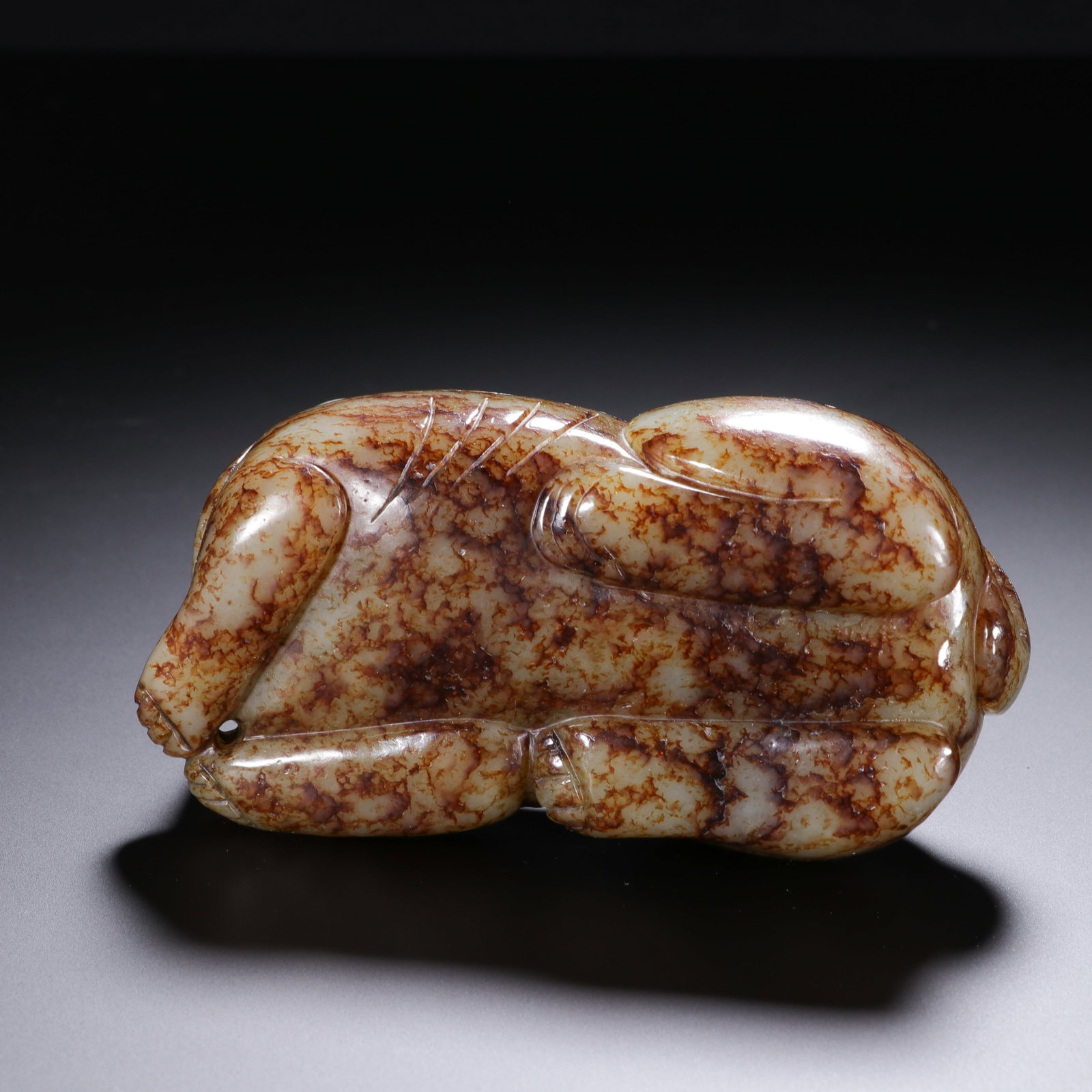 HETIAN JADE AUSPICIOUS BEAST - 8