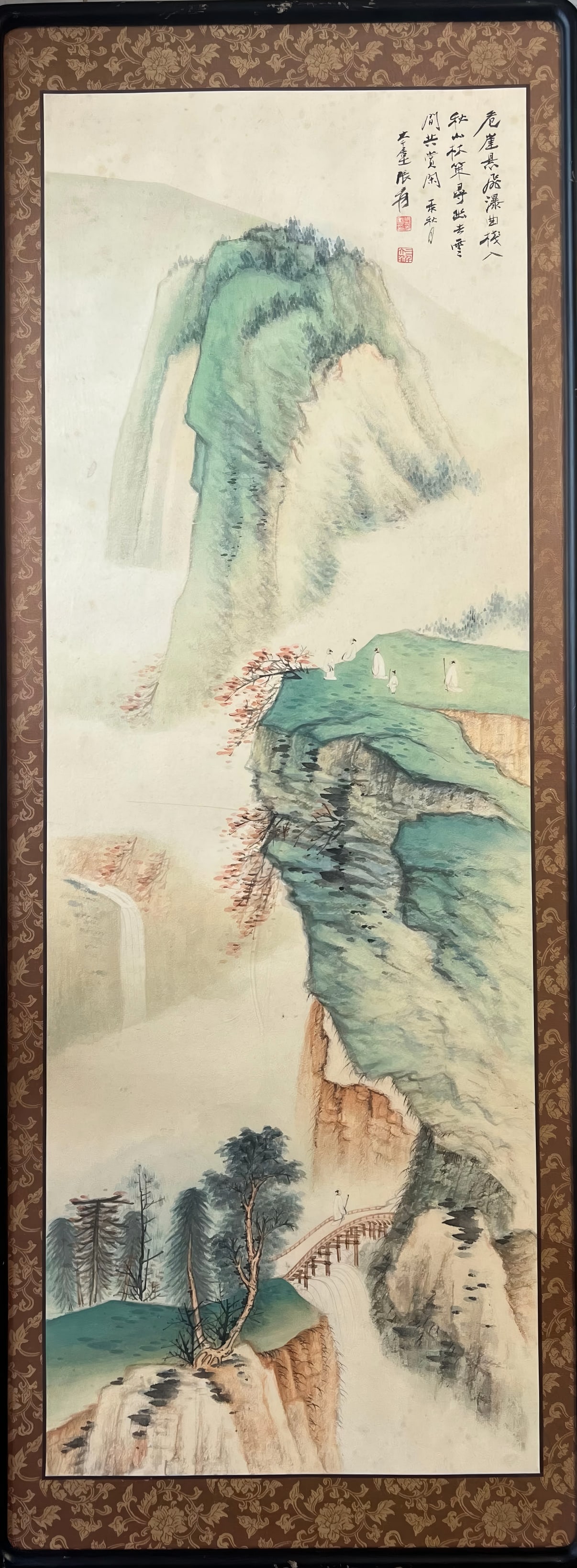 ZHANGDAQIAN:LANDSCAPEONPAPER，张大千 (1 of 6)