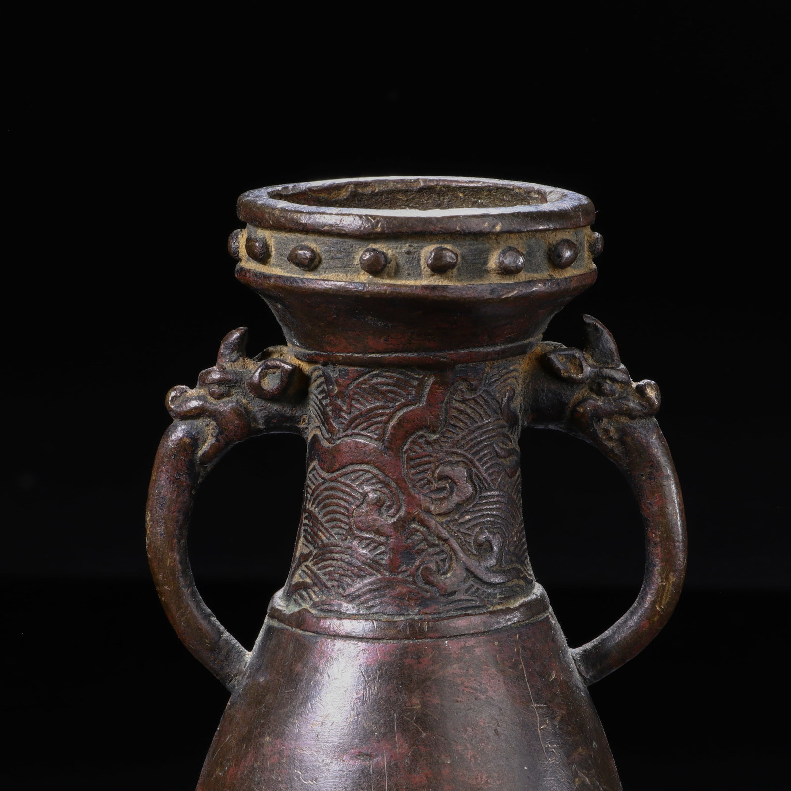 COPPER DOUBLE-EARED BOTTLE - 2