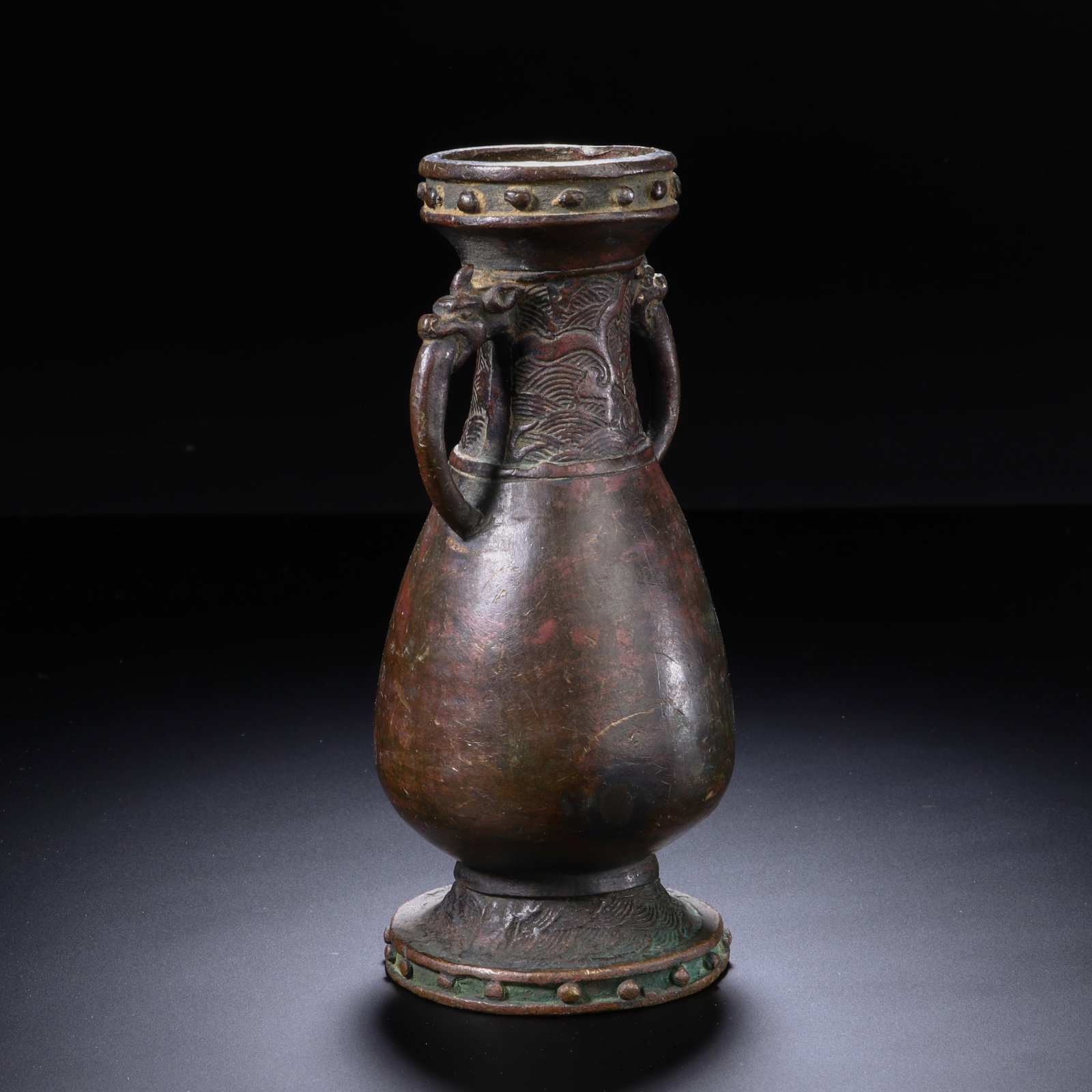 COPPER DOUBLE-EARED BOTTLE - 4
