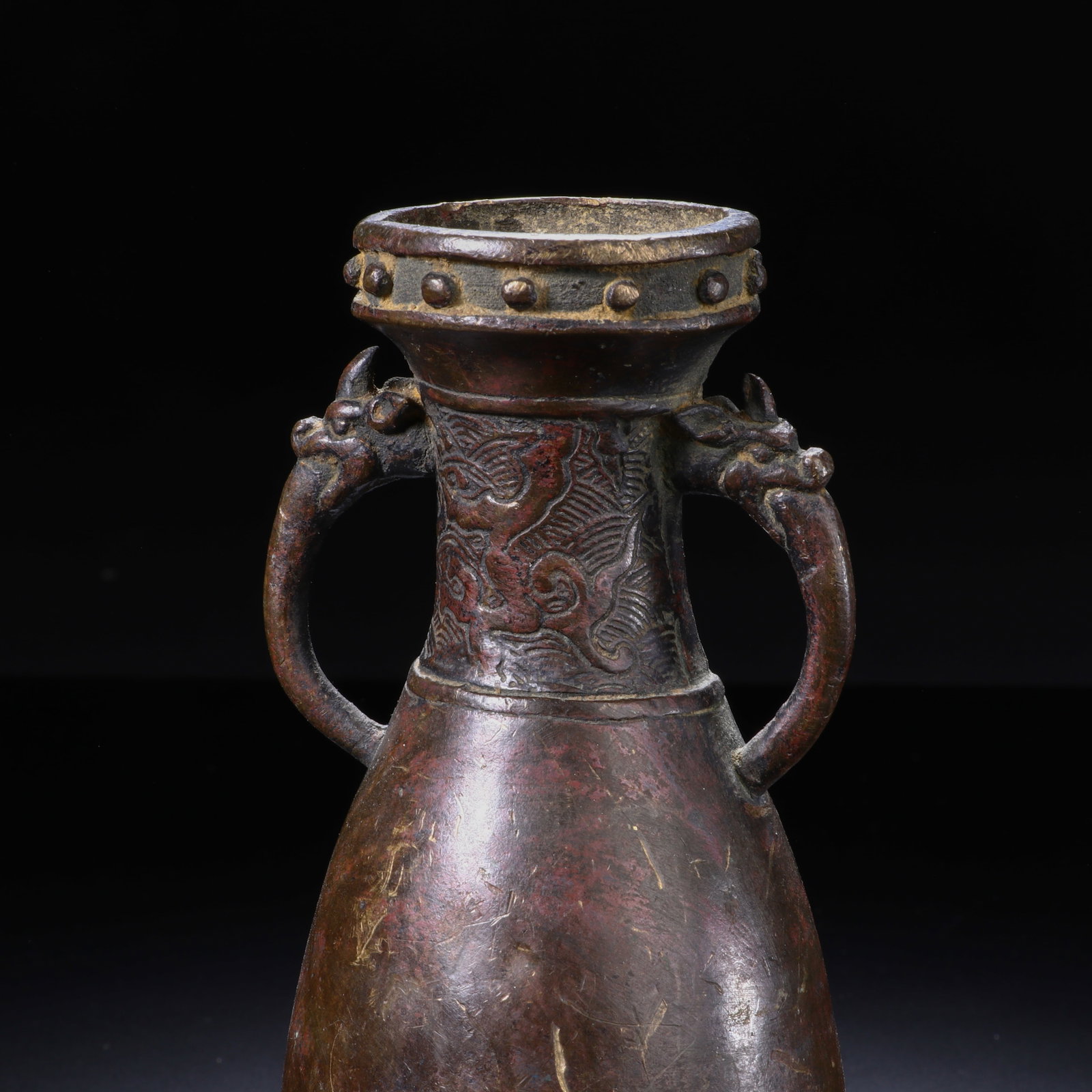 COPPER DOUBLE-EARED BOTTLE - 5
