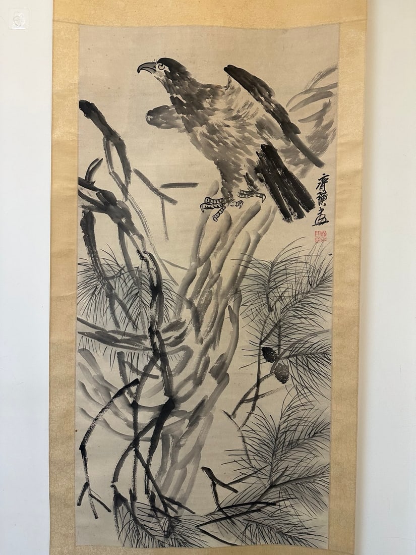 QIBAISHI:PINEANDEAGLE，齐白石 - 3