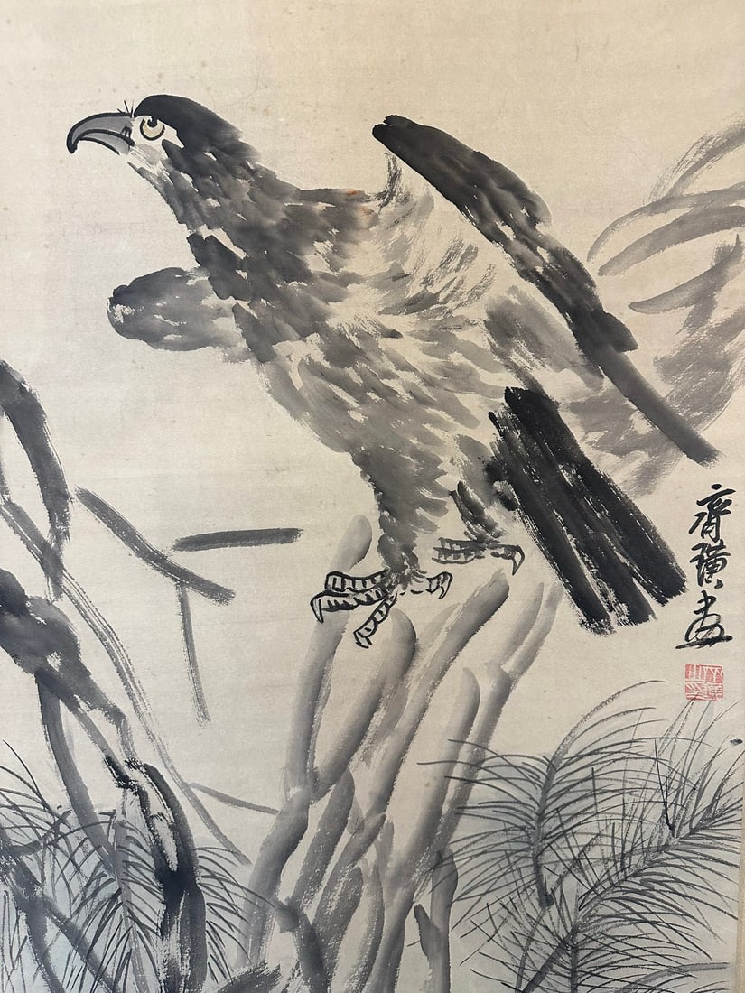 QIBAISHI:PINEANDEAGLE，齐白石 - 4