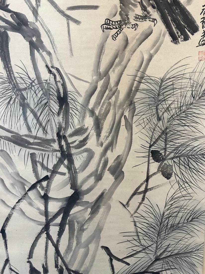 QIBAISHI:PINEANDEAGLE，齐白石 - 6