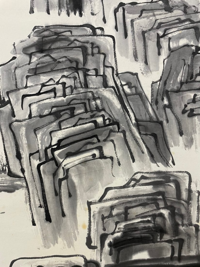 QIBAISHI:LANDSCAPE，齐白石 - 5