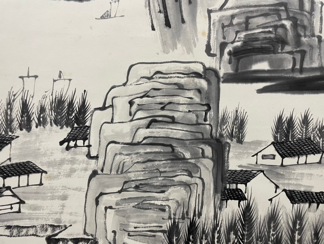 QIBAISHI:LANDSCAPE，齐白石 - 6