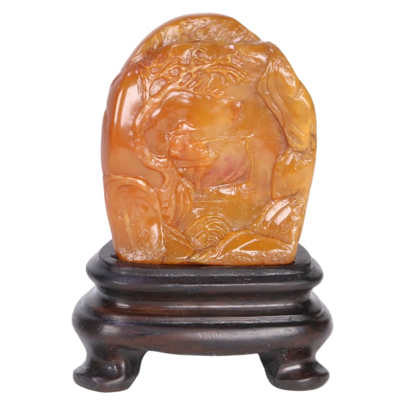 TIANHUANG STONE FIGURE STORY MOUNTAIN ORNAMENT (1 of 9)