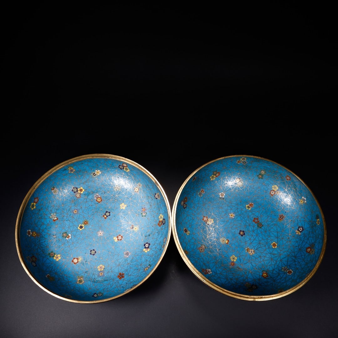 CLOISONNÉ DRAGON PATTERN COVERED BOX - 9