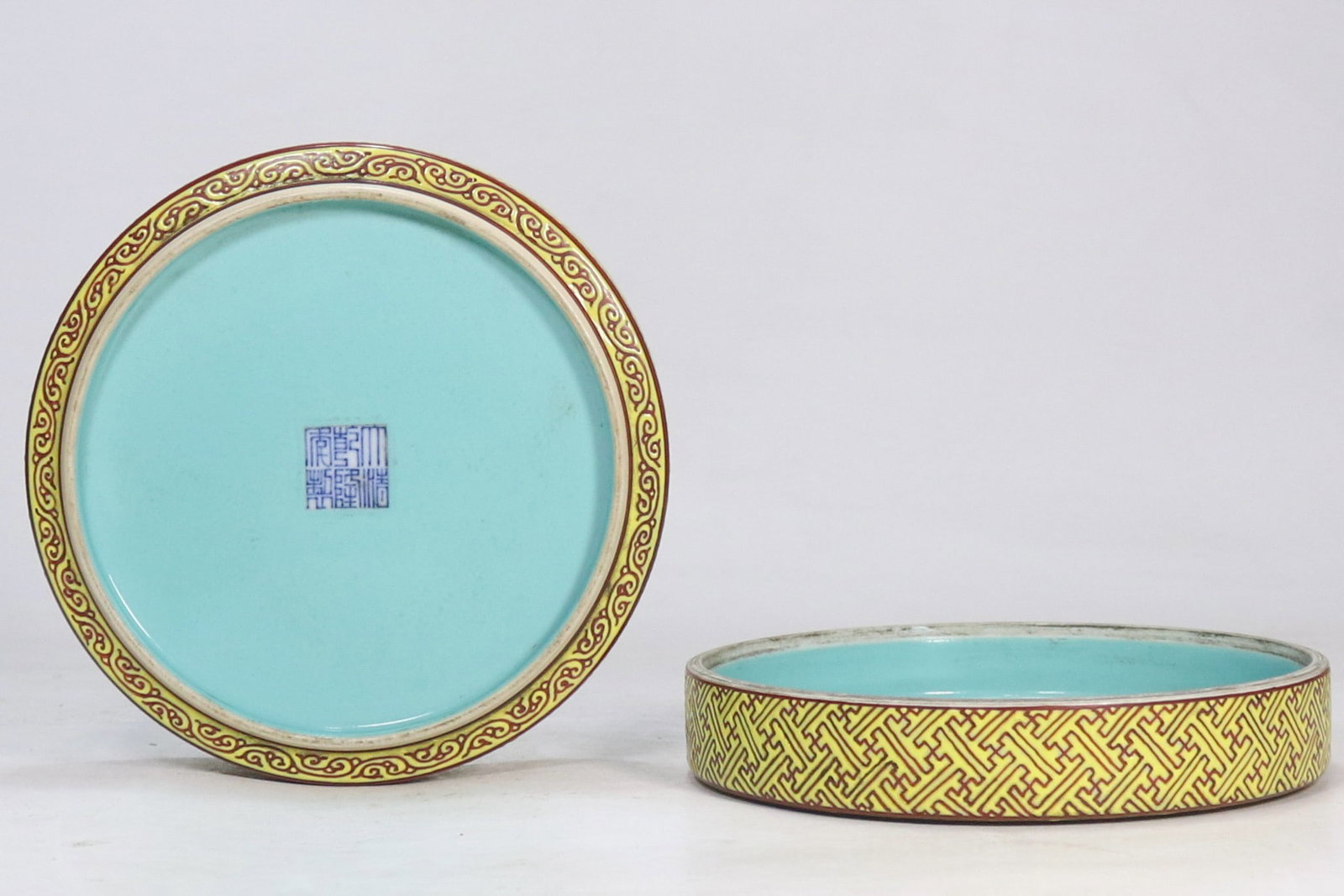 FLORAL PATTERN COVERED BOX - 5