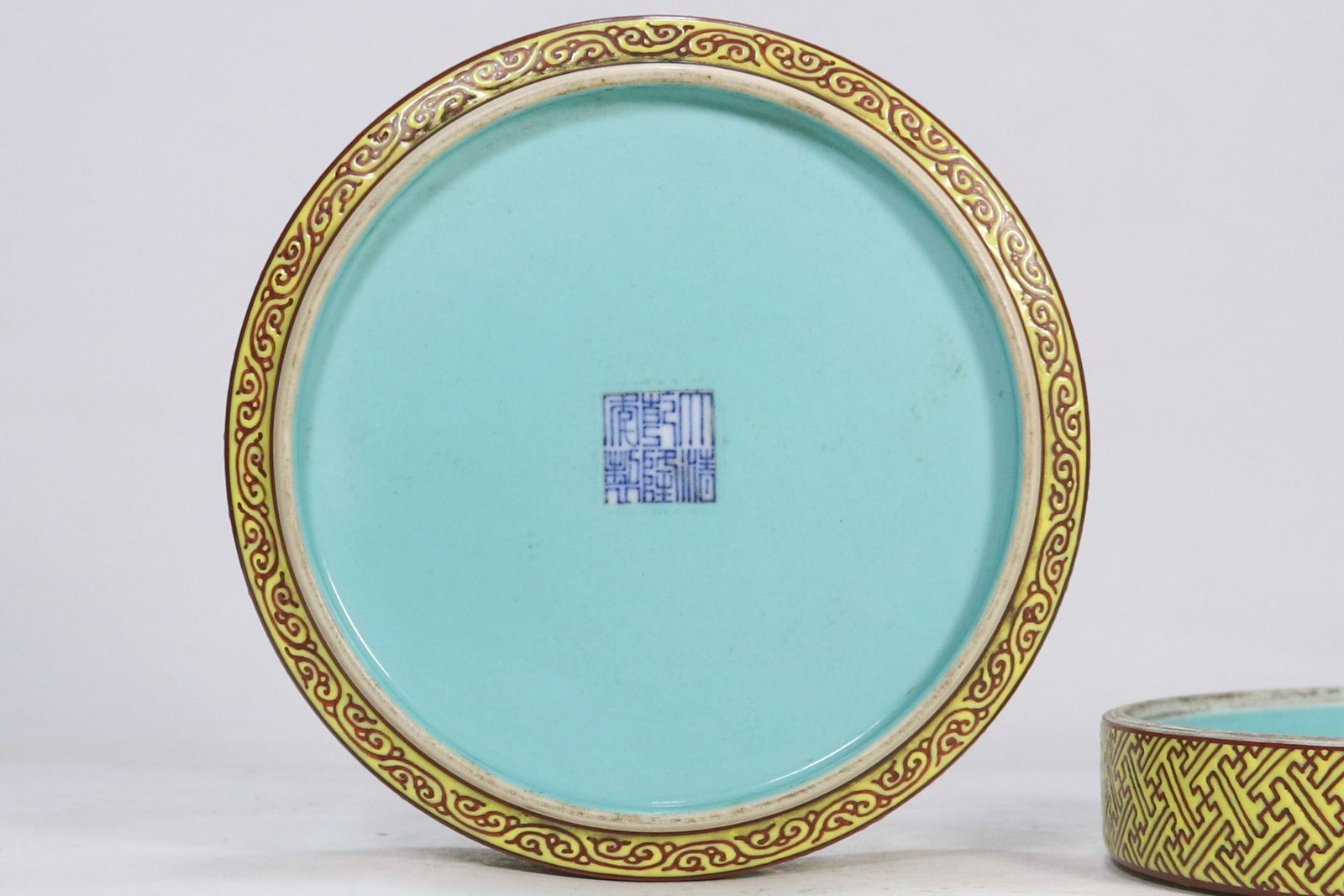 FLORAL PATTERN COVERED BOX - 6