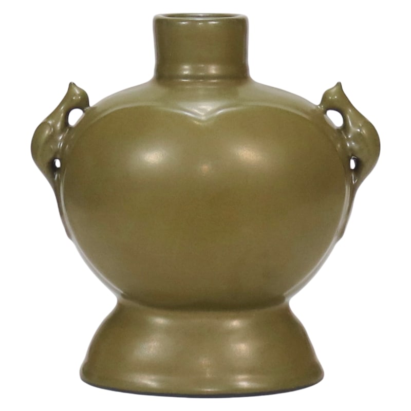TEA-DUST GLAZED DOUBLE-EARED VASE (1 of 8)