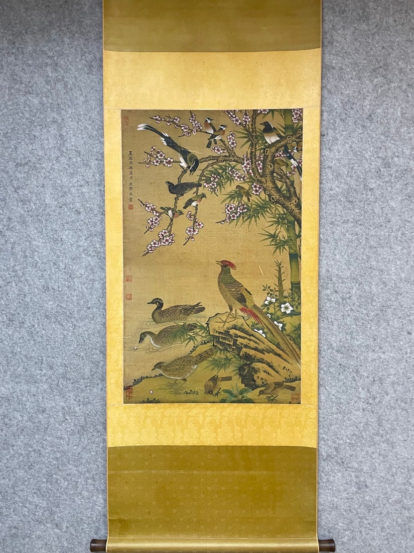 WANGYUAN:[PAINTINGON]SILK，王源: 54 x 88