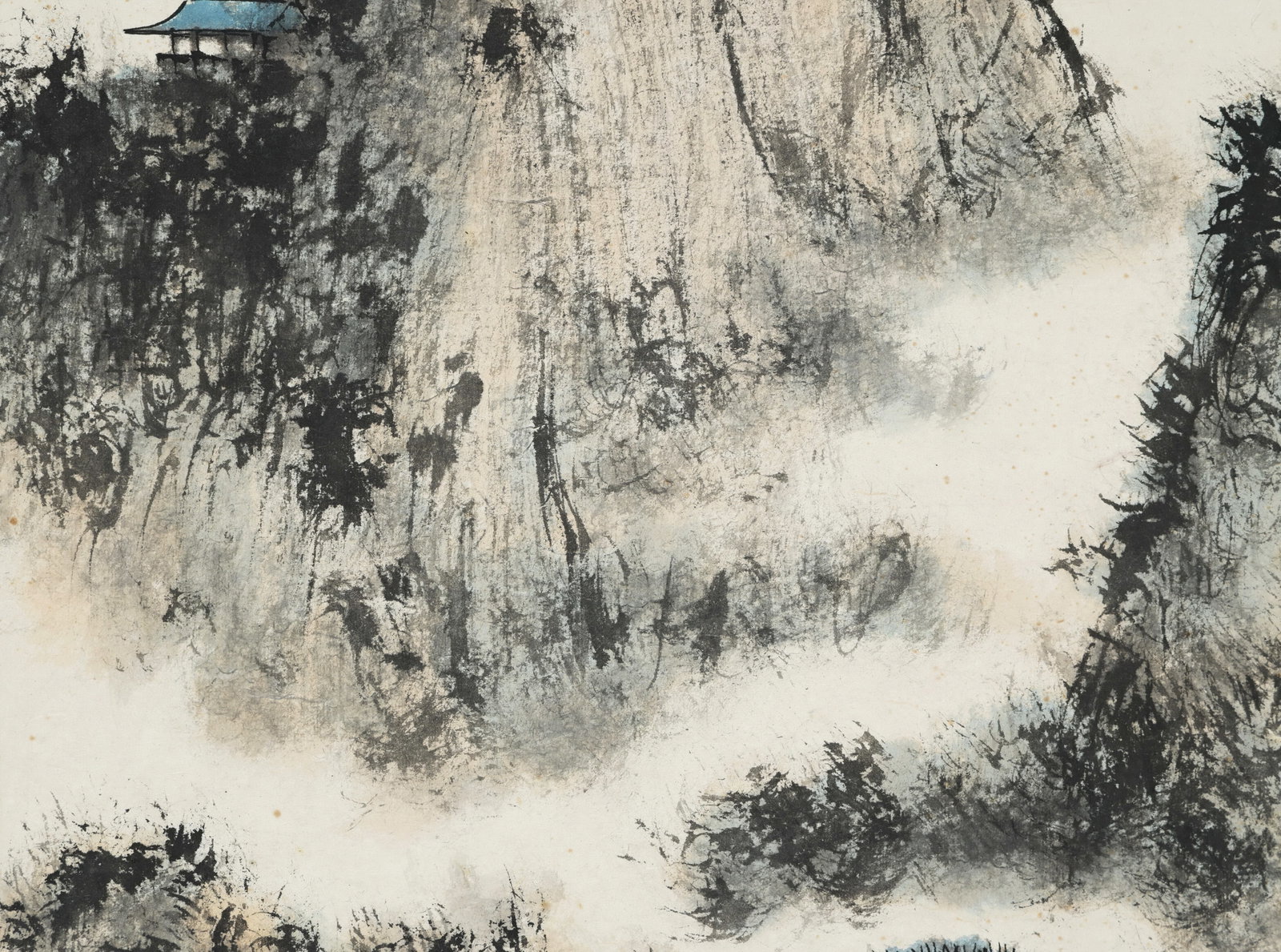 FU BAOSHI, LANDSCAPE，傅抱石 - 4