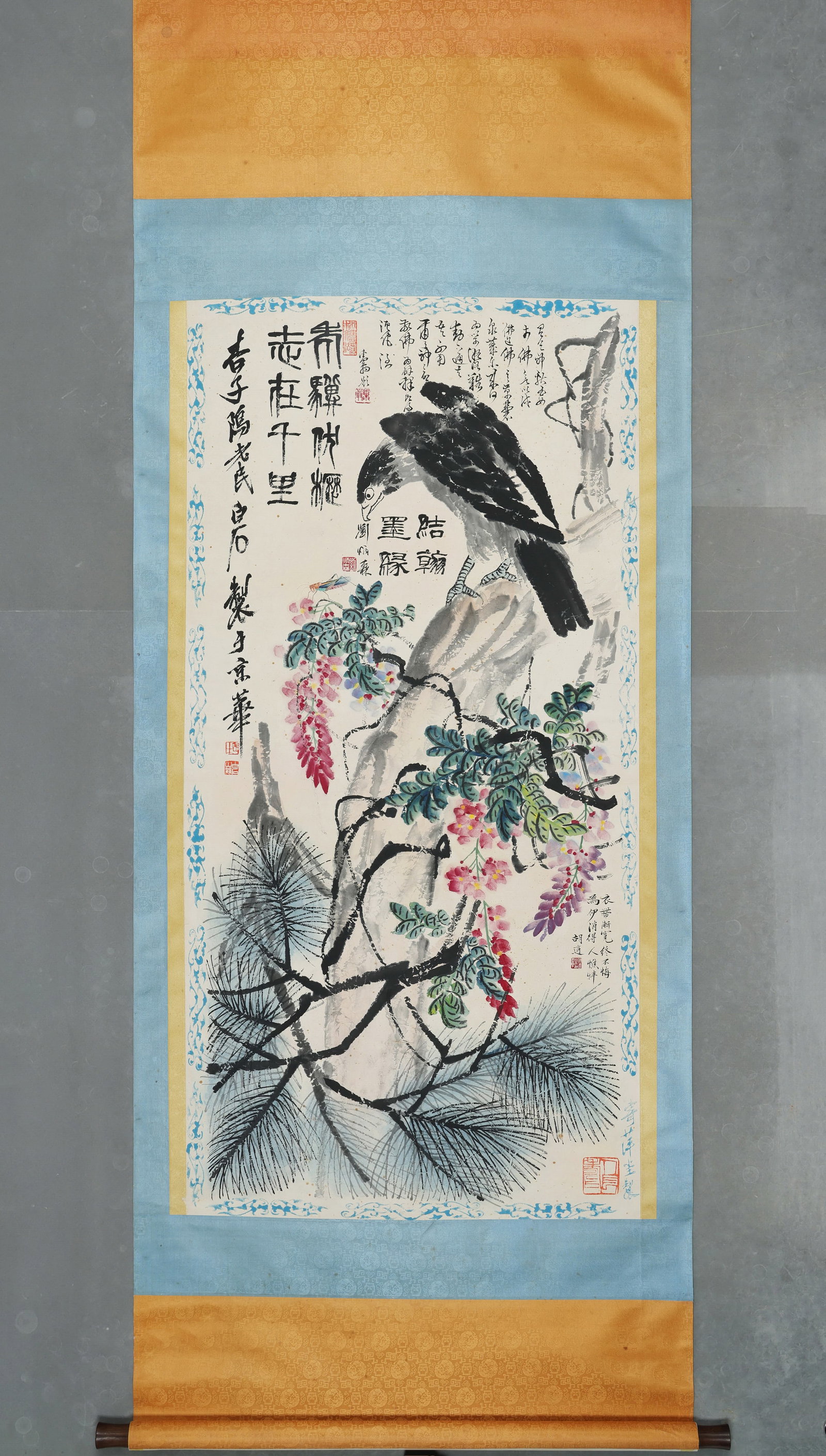 QI BAISHI，齐白石: 137X68CM