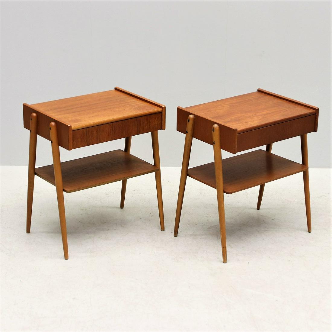 Pair AB CarlstrÃ¶m & Co Bedside Tables (1 of 1)