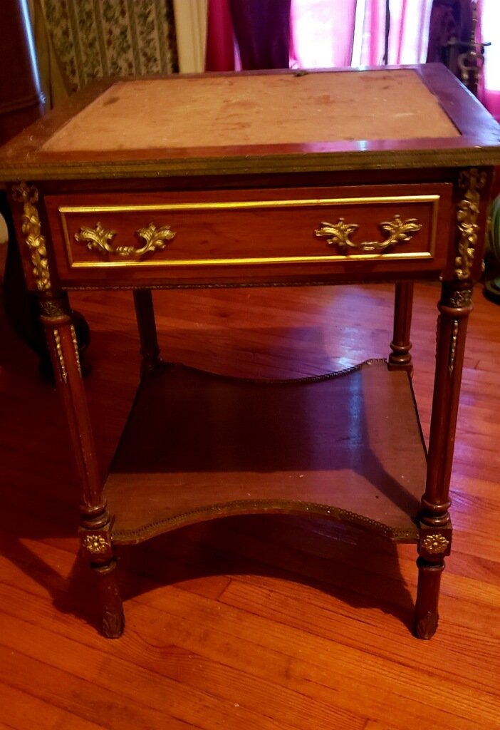 Beautuful French stand with bronze mounts. Needs felt (1 of 1)