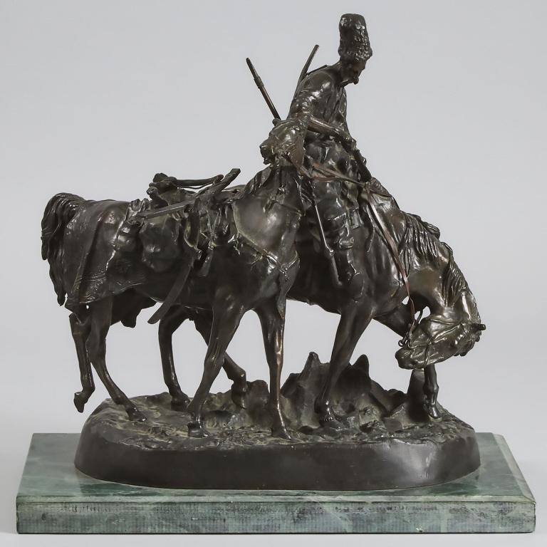 Evgeni Alexandrovich Lanceray Russian Battle Sculpture (1 of 3)