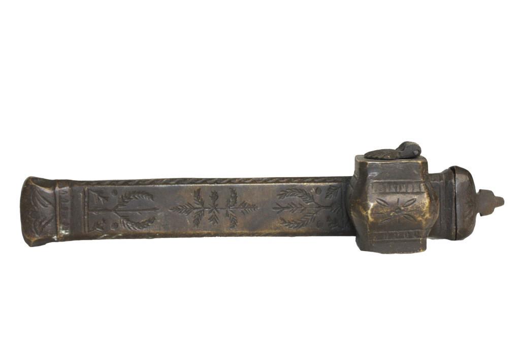 Vintage Bronze Ottoman Turkish  Qalamdon Inkwell  19th (1 of 7)