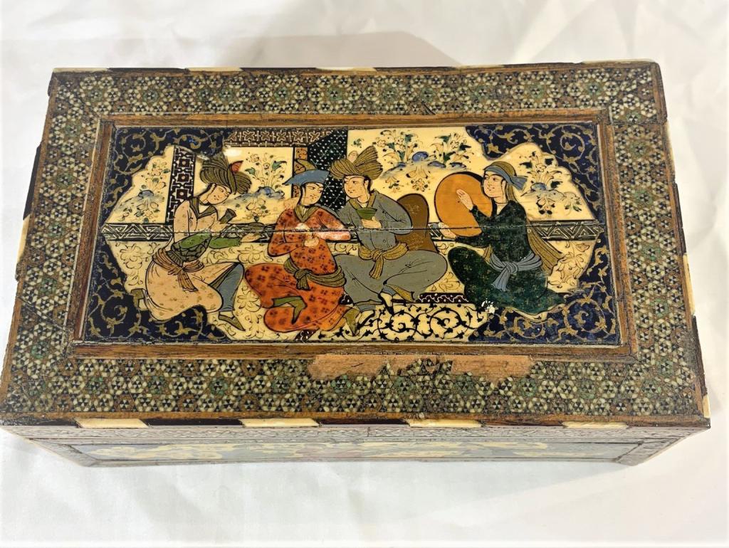 Antique Wooden Box (Khatami) Persian Made during (1 of 9)