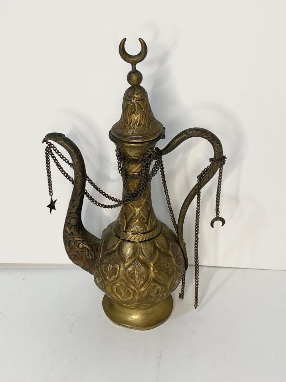 Antique Turkish Ottoman Copper hand painted Antique Turkish Ottoman Copper hand painted (1 of 5)