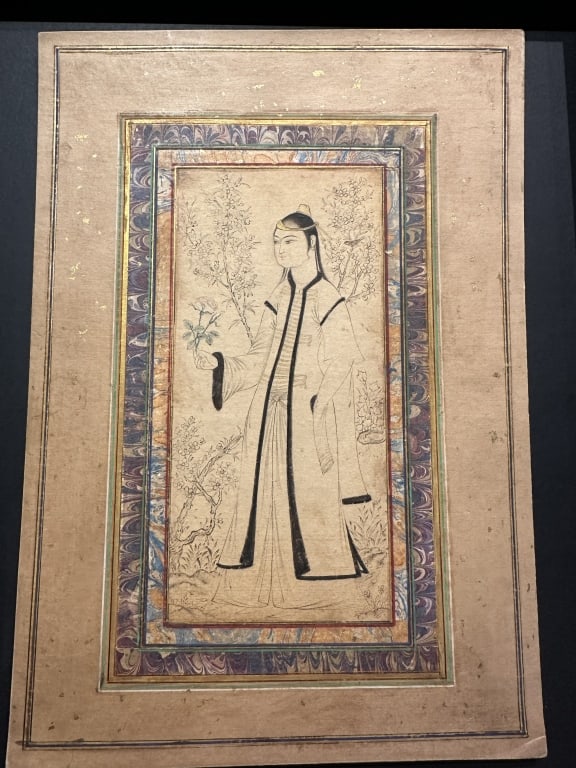 17 century Miniature Qajar Persian Iran Calligraphy (1 of 3)