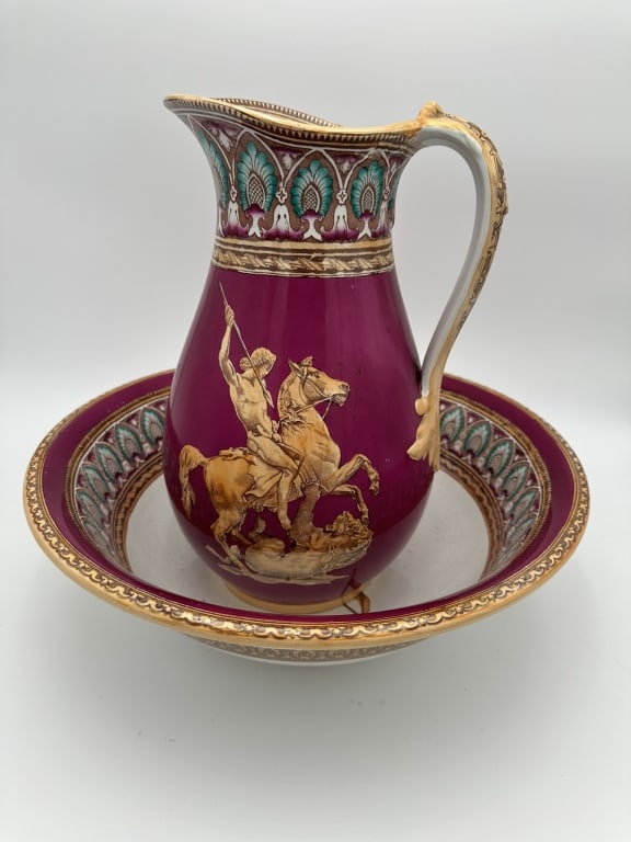 vintage Pitcher dish classical Greek mythological vintage Pitcher dish classical Greek mythological (1 of 1)