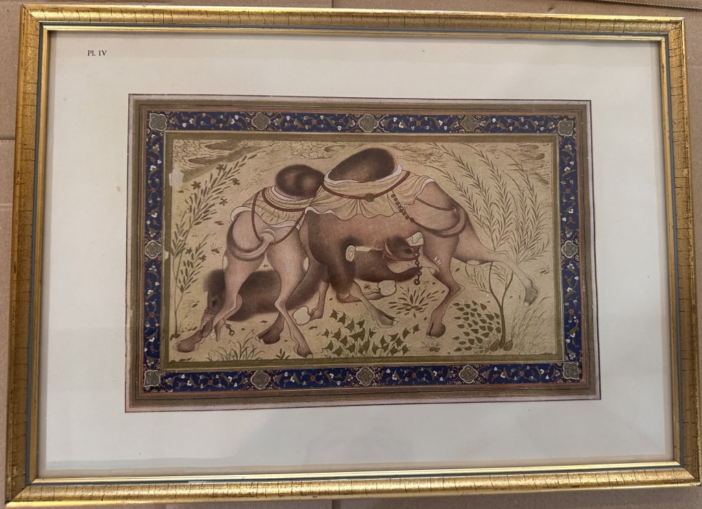 framing PERSIAN MINIATURE print  framing persian miniature (1 of 1)