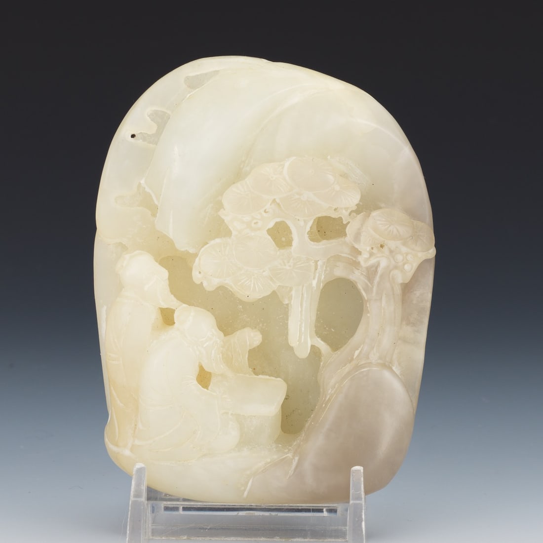 18 th  Qing dynasty chinese Carved Jade Mountain (1 of 7)