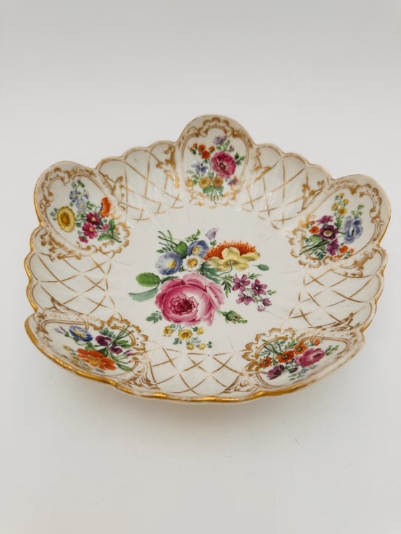 19 th meissen  plates  sword cross germany (1 of 2)