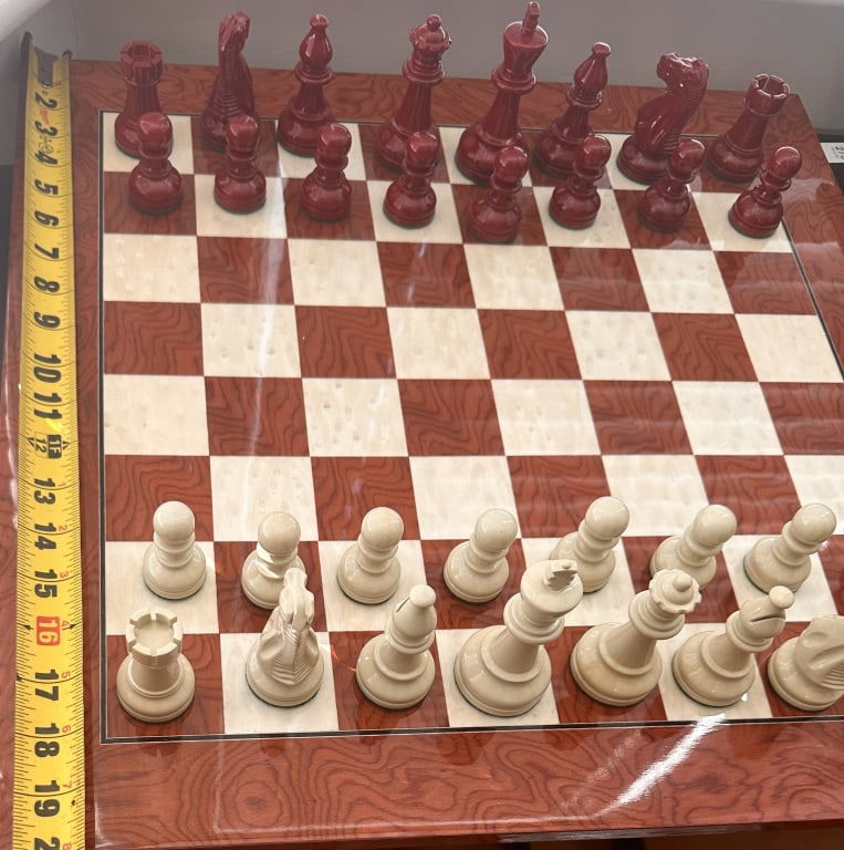 soapstone chess set with board sopstone chess set with board                      . For condition (1 of 3)