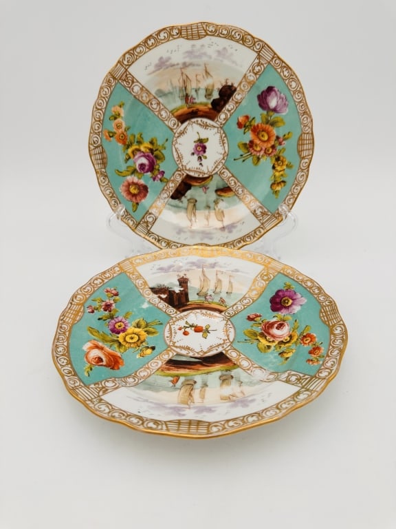 18th pair of meissen plates sword cross germany 19.5 cm.: 18th pair of meissen plates sword cross germany 18th pair of meissen plates sword cross germany 19.5 cm. For condition report please contact E-mail :(antiquesyorkville@gmail.com ) phone:(+647-671-4495