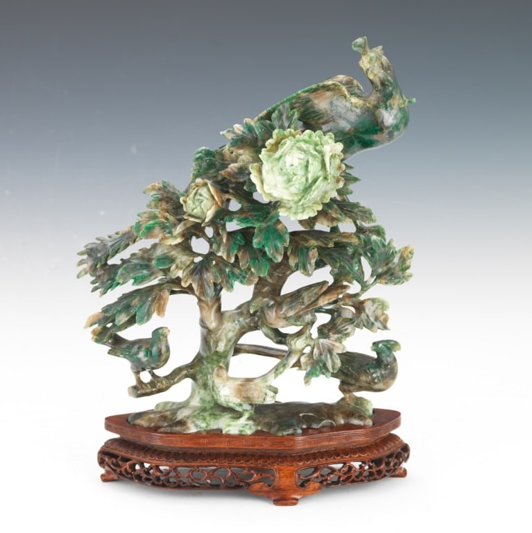 Chinese Carved jade stone Sculpture (1 of 7)