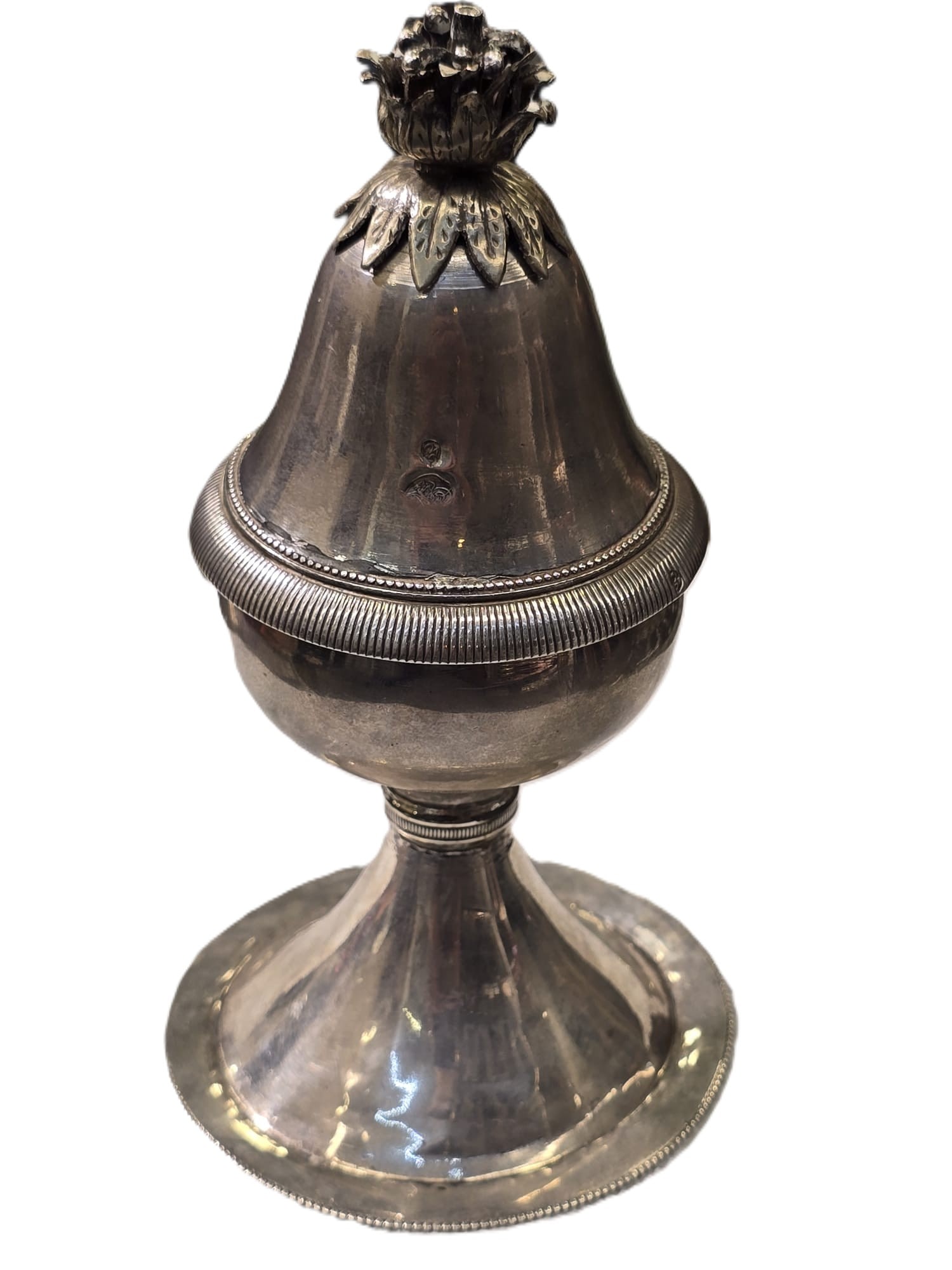 Ottoman Empire Silver Censer with Turgha  Mark, 19th Century 630 gram (1 of 4)