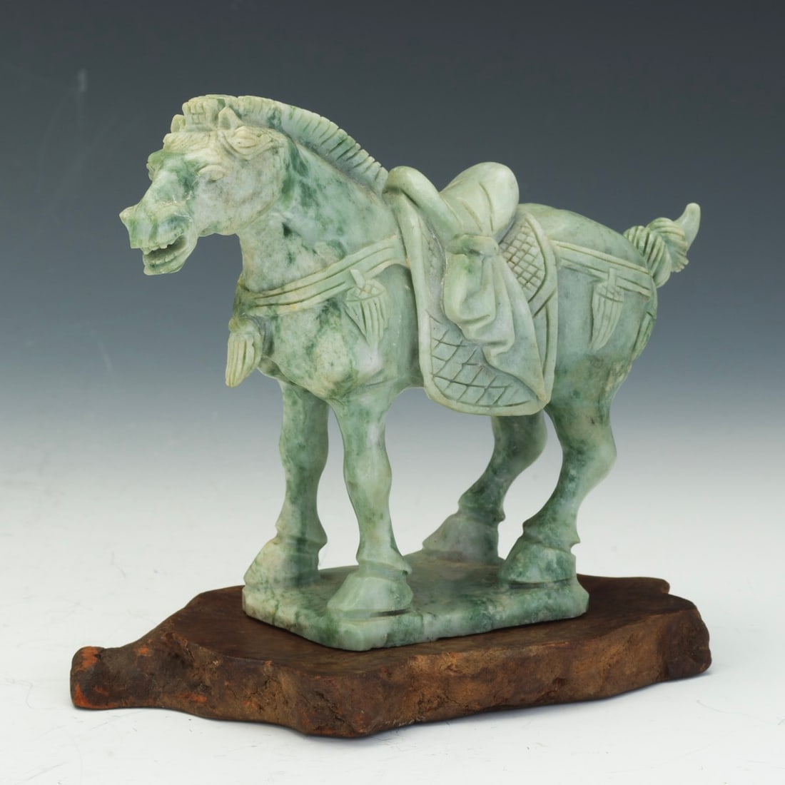 Chinese Tang Dynasty Style Carved Hard Stone Horse Chinese Tang Dynasty Style Carved Hard Stone (1 of 6)