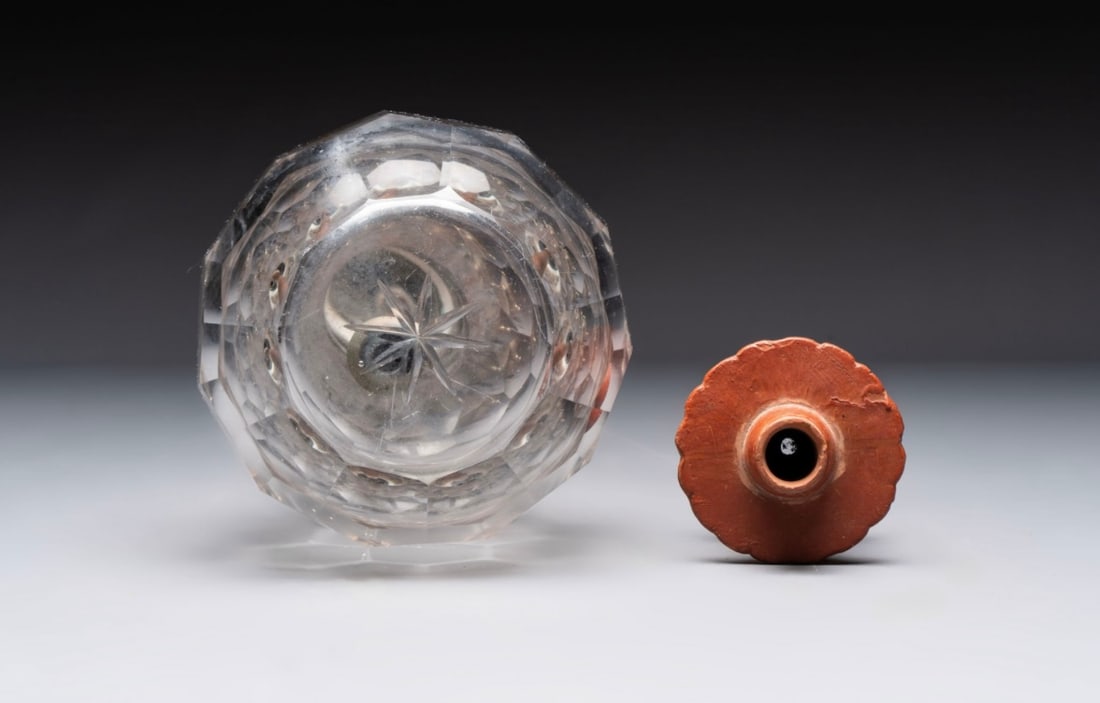 Antique Ottoman Hookah with Cut Glass Base, 19th Antique Ottoman Hookah with Cut Glass Base, 19th (1 of 5)