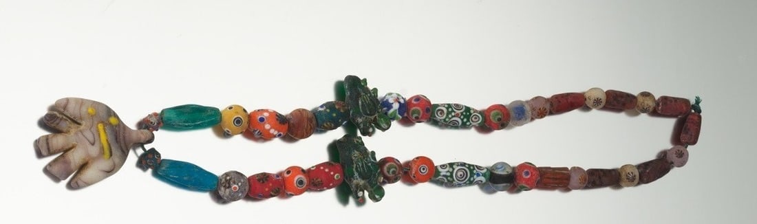 The Gabri glass beads are from the Islamic periodd The Gabri glass beads are from the Islamic (1 of 1)