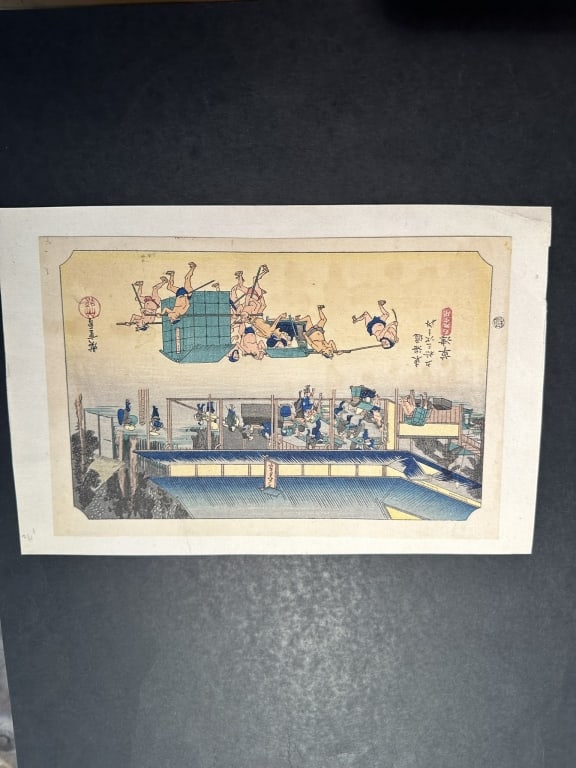 Utagawa Kunisada japenese woodclock Utagawa Kunisada japenese woodclock . For condition report: Utagawa Kunisada japenese woodclock . For condition report please contact E-mail :(antiquesyorkville@gmail.com ) phone:(+647-671-4495) Thanks Yorkville Auction