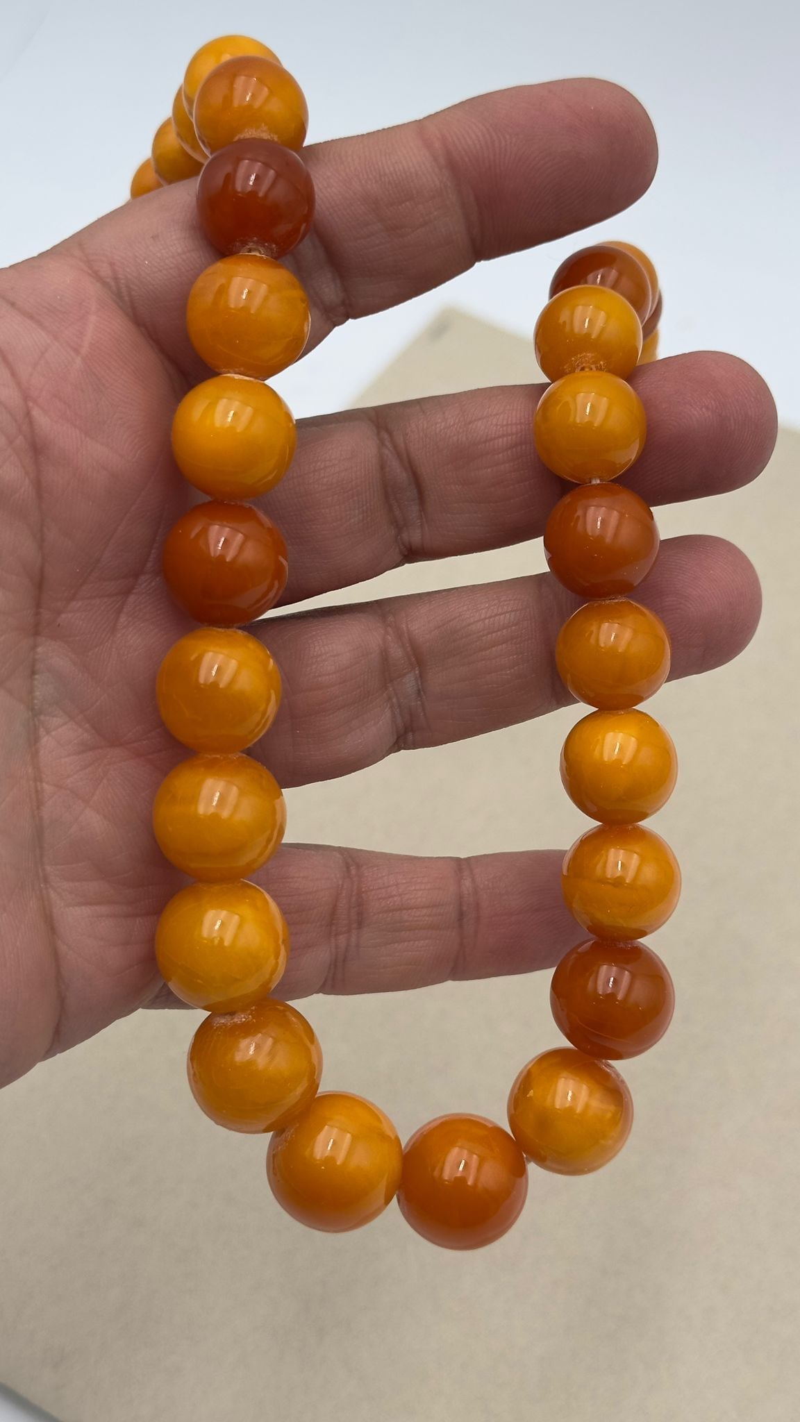 amber necklace butterscotch 75 gram (1 of 6)