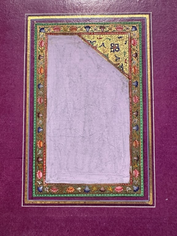 18th Qajar miniature portray: 18th Qajar-Era Persian Miniature – Dancing Woman An original Qajar dynasty miniature painting (19th century), finely hand-painted in gouache and ink on paper. The artwork features a graceful dancing