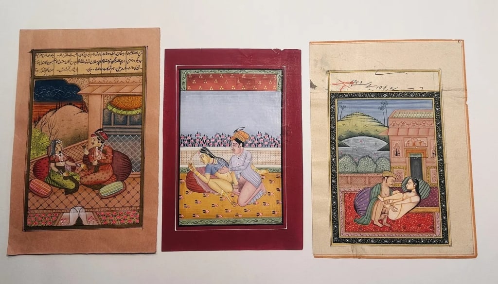 late 19th century A group comprised of 3 erotic ss: late 19th century A group comprised of 3 erotic ss