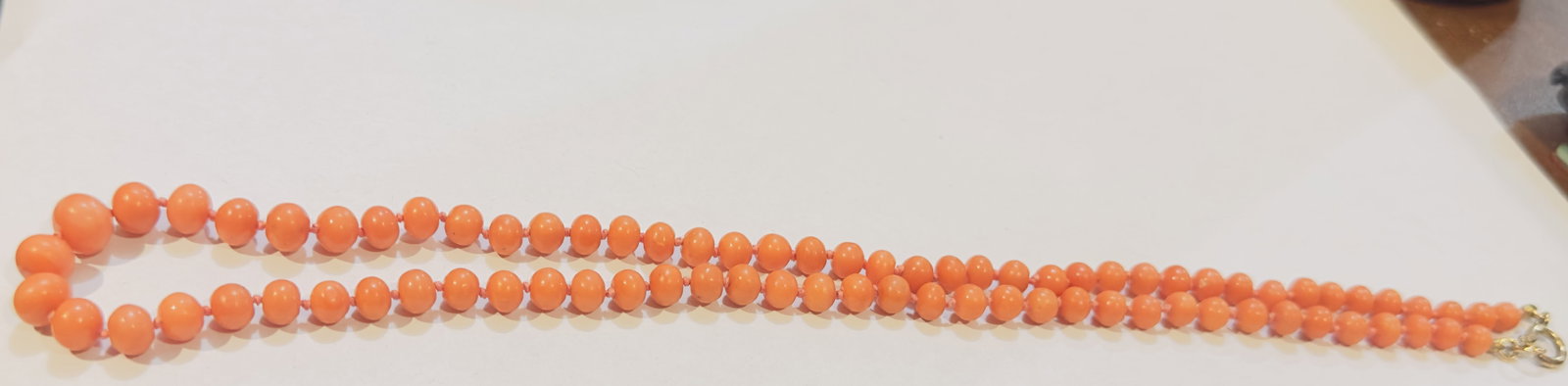 coral necklace: coral necklace