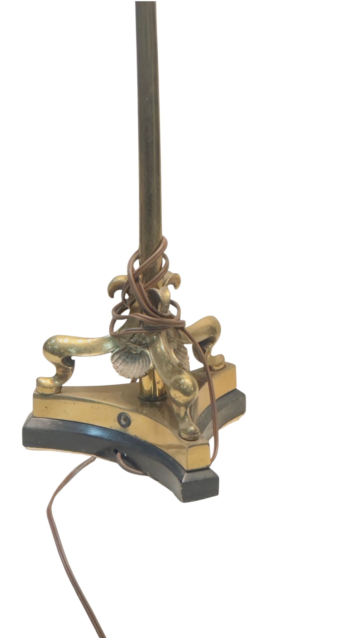 Vintage Frederick Cooper Solid Brass Table Lamp - 3