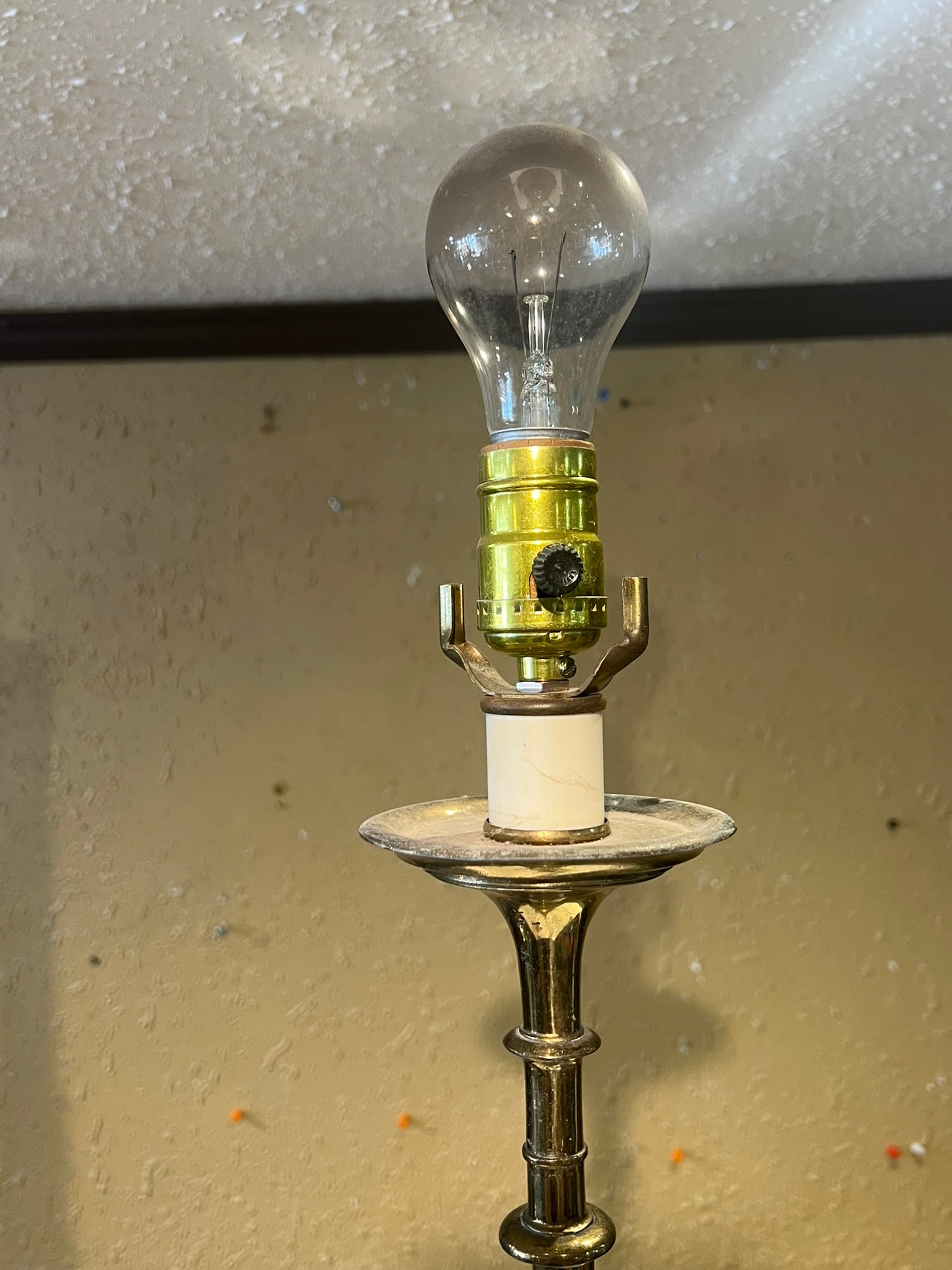 Vintage Frederick Cooper Solid Brass Table Lamp - 5
