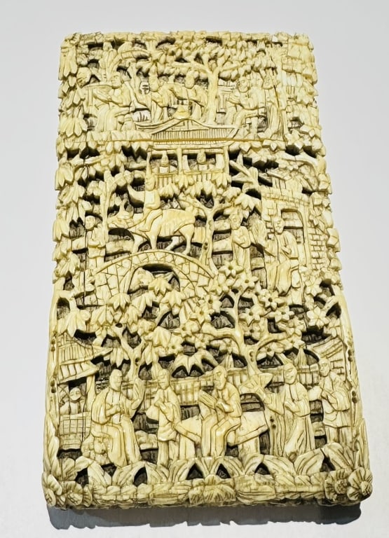 19th Carved Card Box (1 of 8)