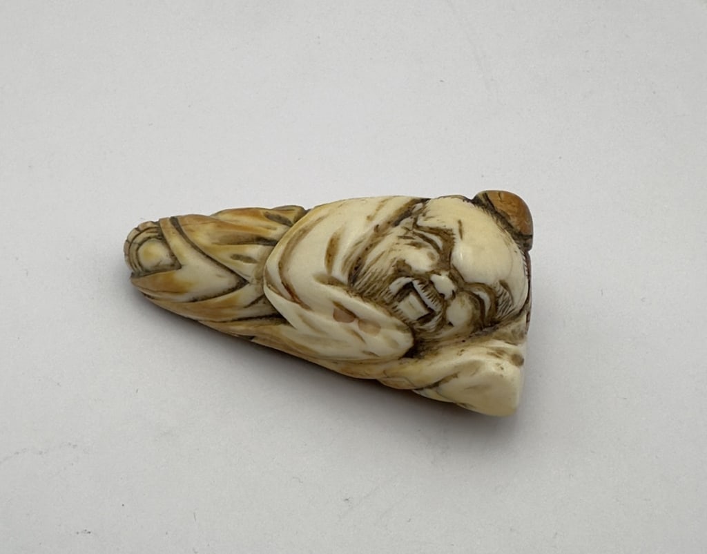 Japanese Carved Ivory Netsuke, Meiji Period (1 of 7)
